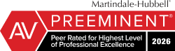Martindale AV Preeminent Martindale AV Preeminent